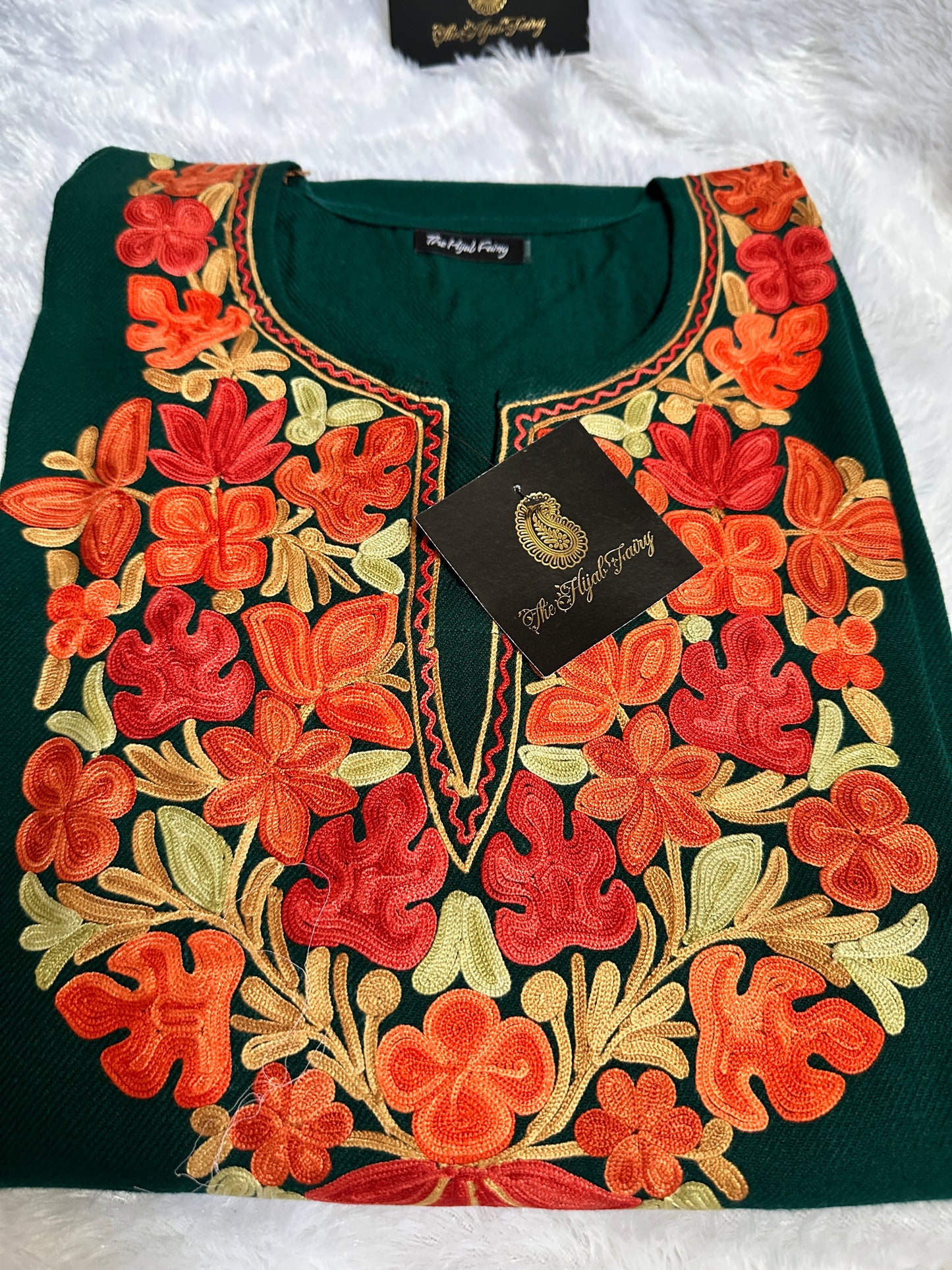 Pashmina Pheran - Green 6