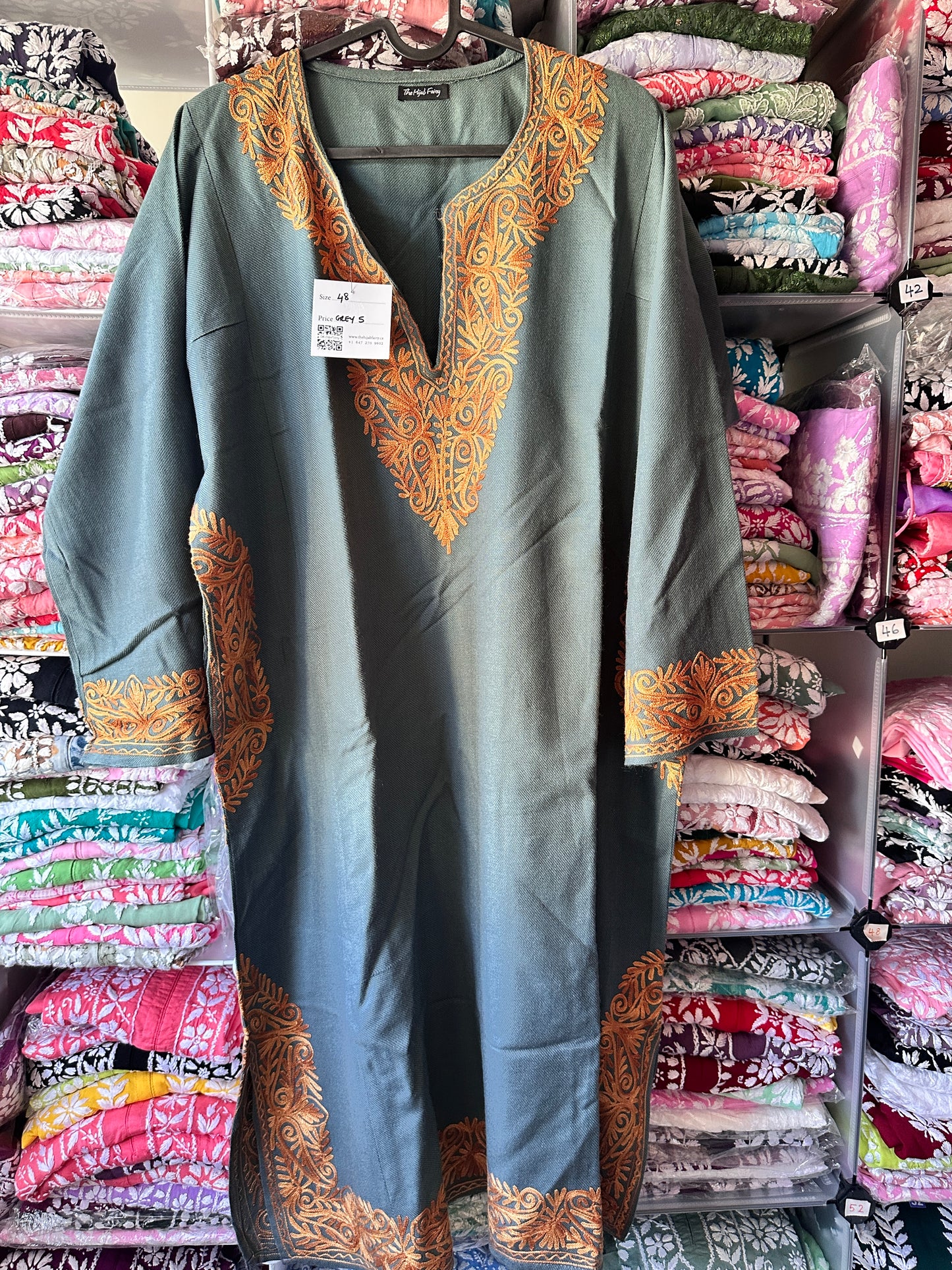 Pashmina Pheran - Grey 5