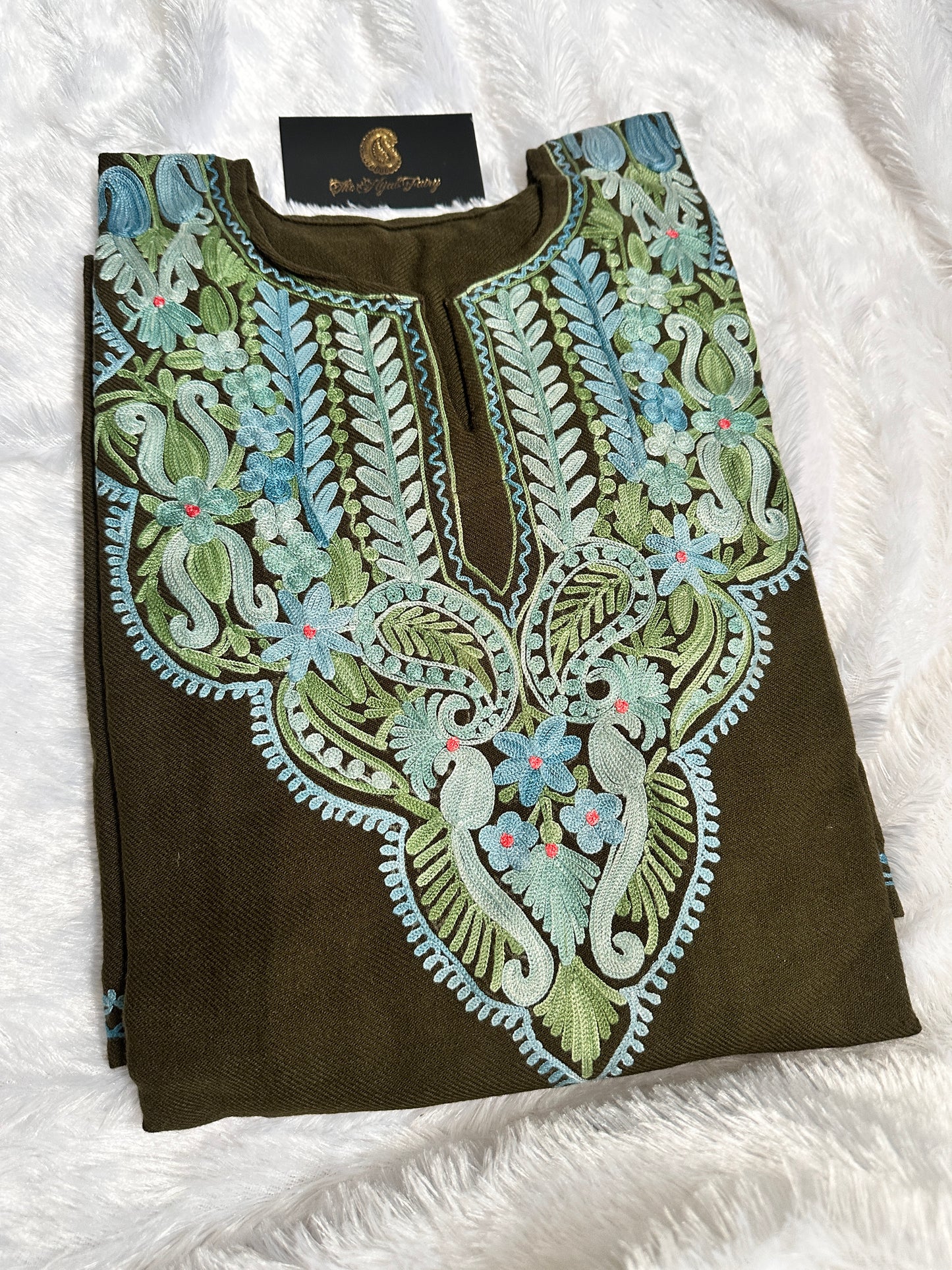 Pashmina Pheran - Green 9