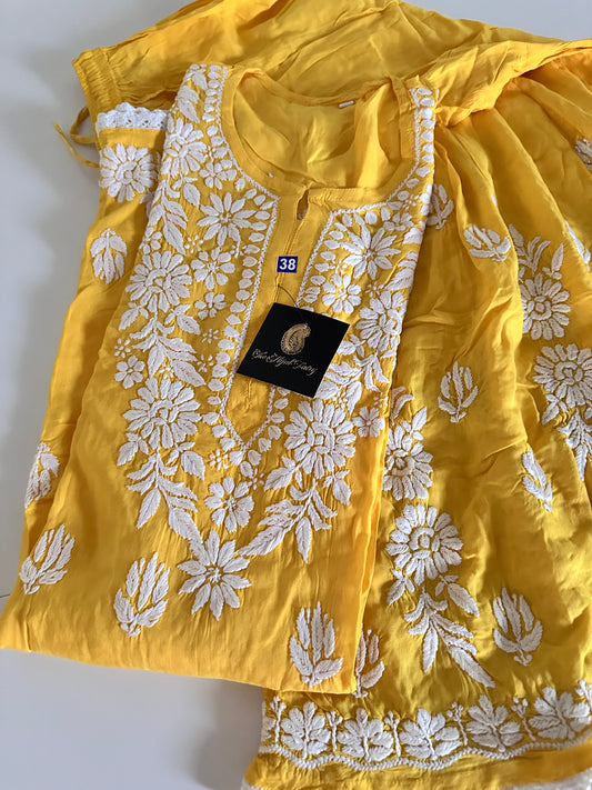 Yellow - Modal Gharara Set