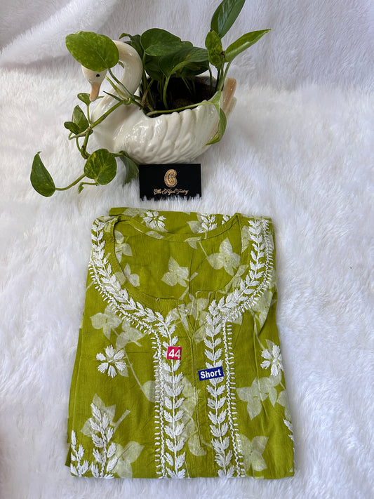 Green - Malmal short top (design C)