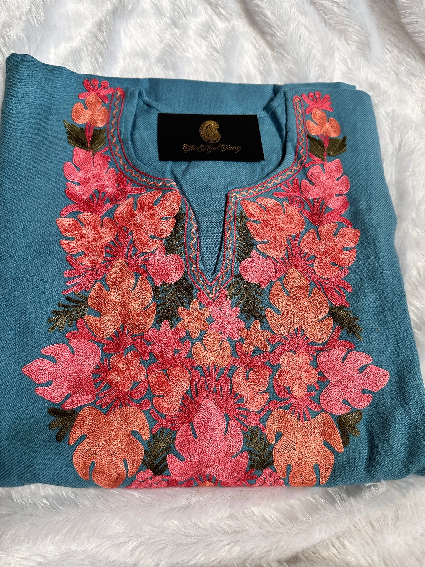 Pashmina Pheran - Light blue 1