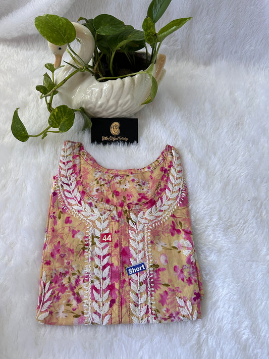 Peach - Malmal short top