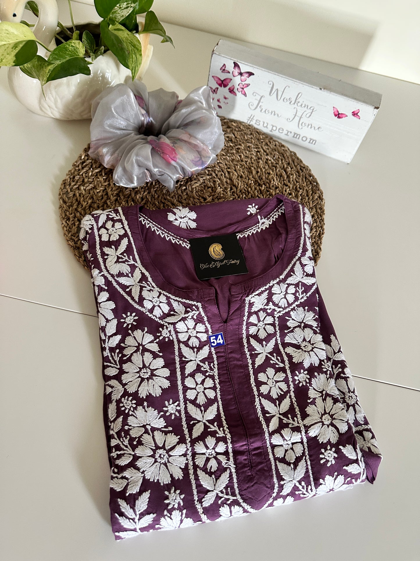 Dusty Lilac - Modal Straight Kurta