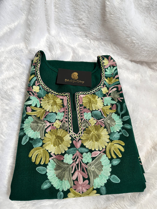 Pashmina Pheran - Green 2