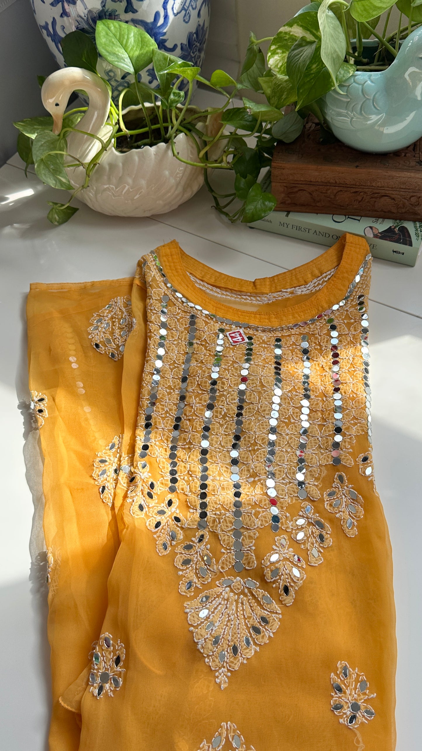 Mango - Georgette Mirror Kurta