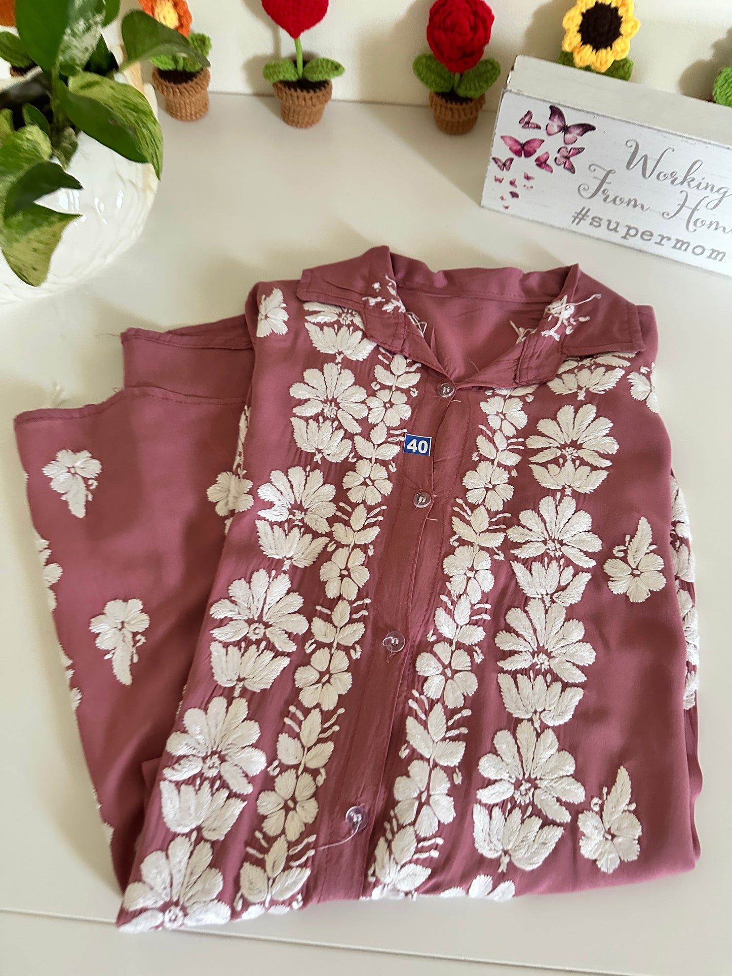 Tea Pink - Modal Madhuri Short Shirt