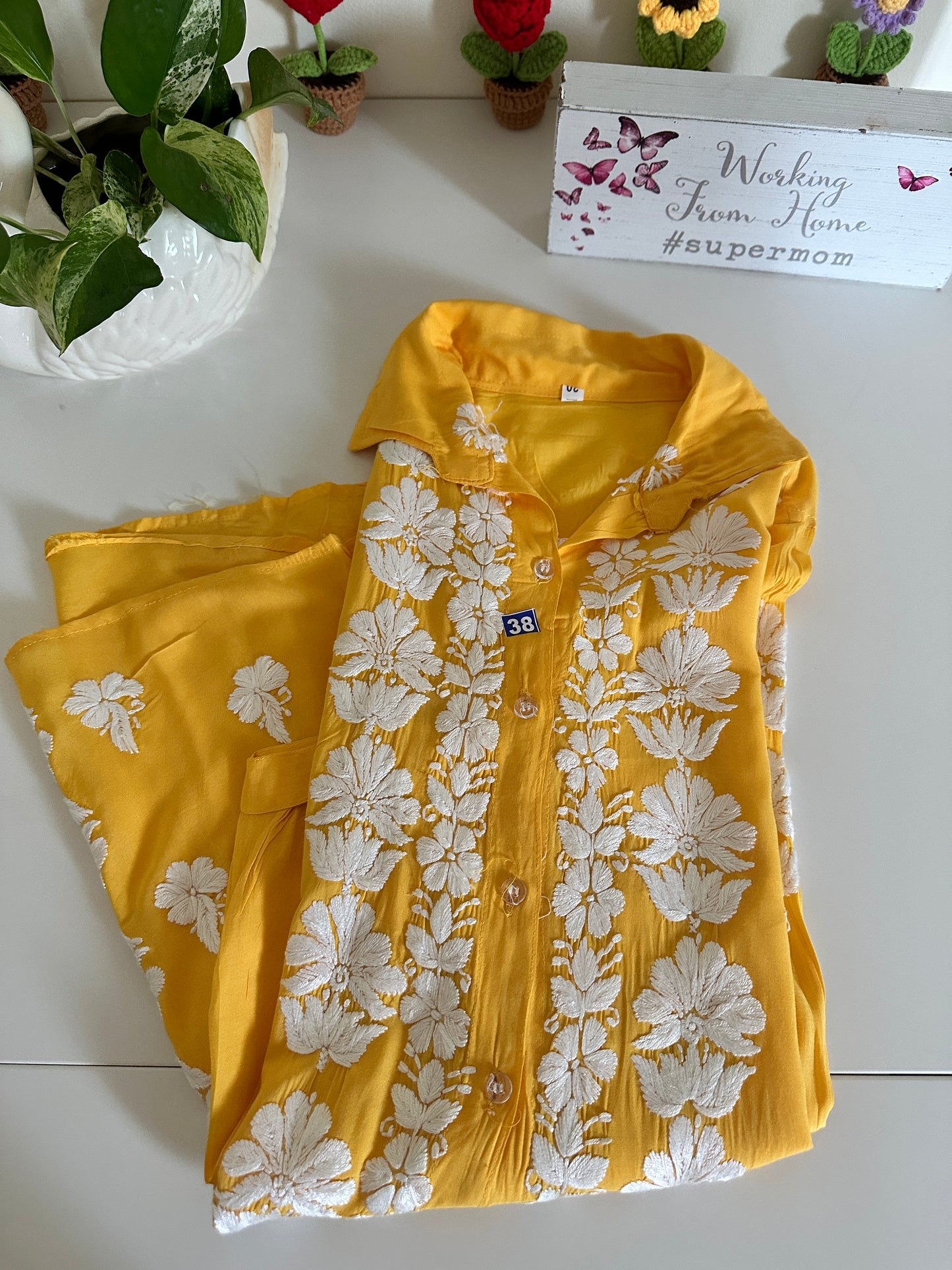 Yellow - Modal Madhuri Short Shirt