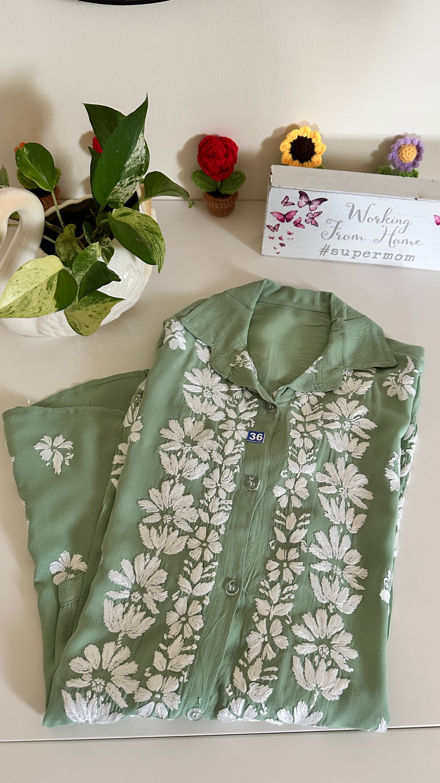 Jade Green - Modal Madhuri Short Shirt