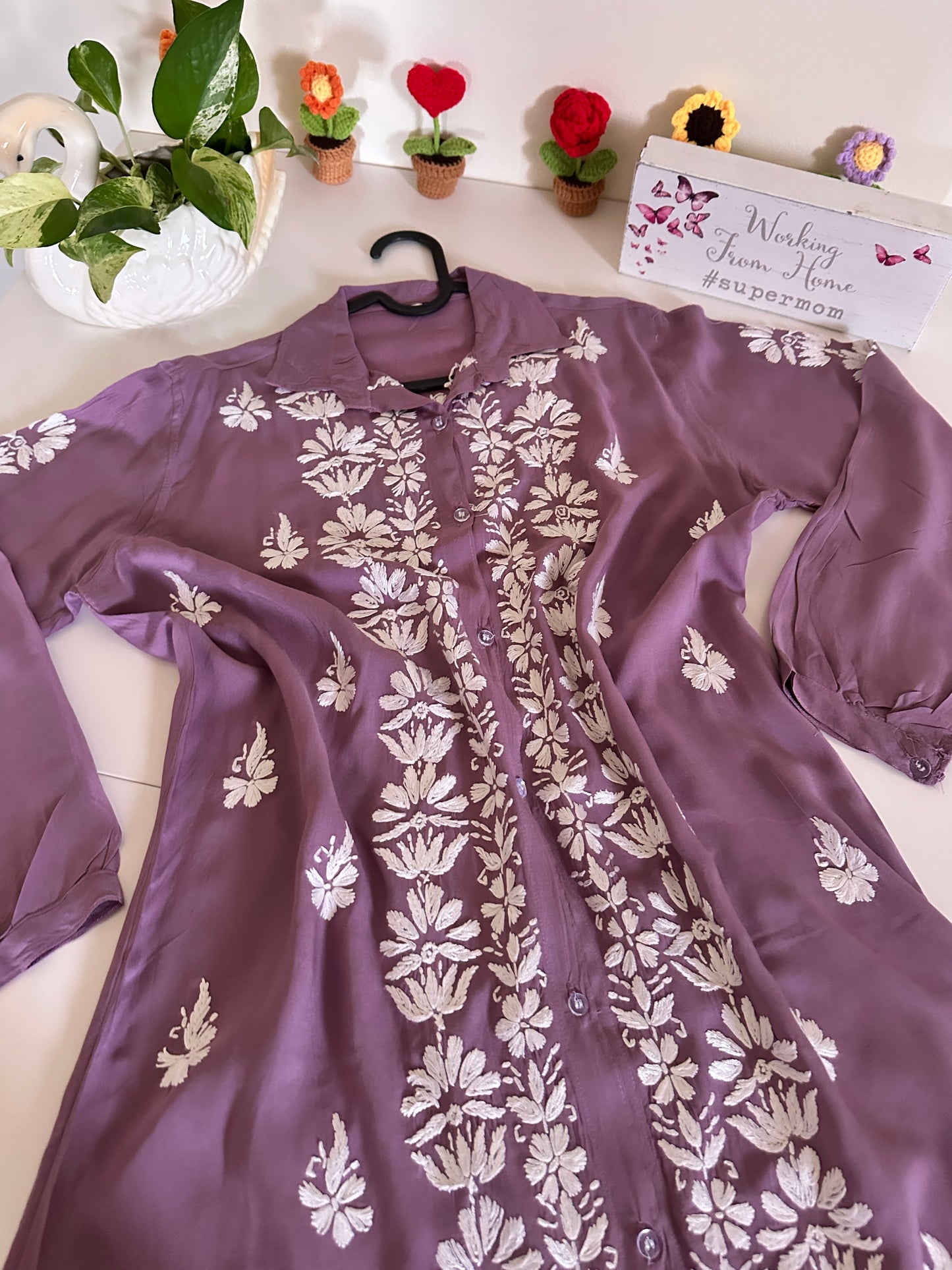Dusty Lilac - Modal Madhuri Short Shirt