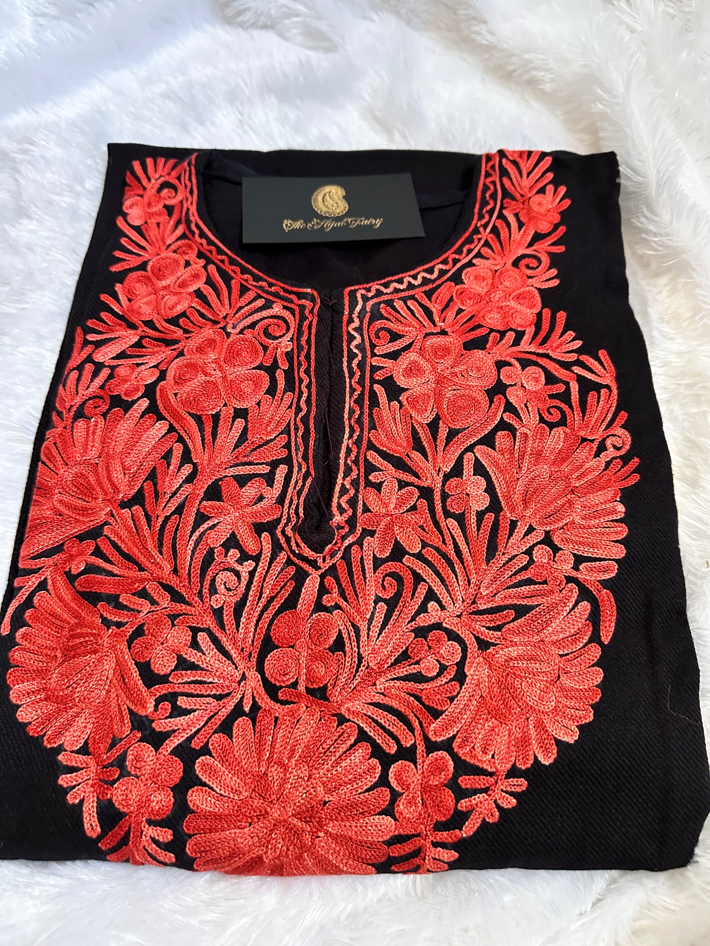 Pashmina Pheran - Black 3