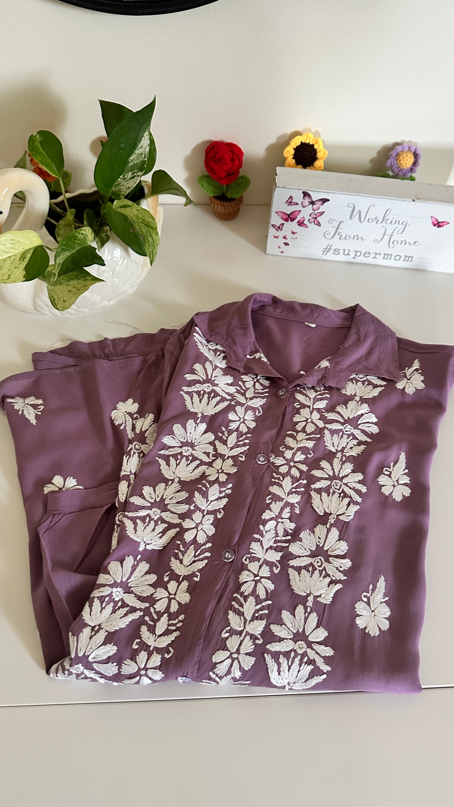 Dusty Lilac - Modal Madhuri Short Shirt