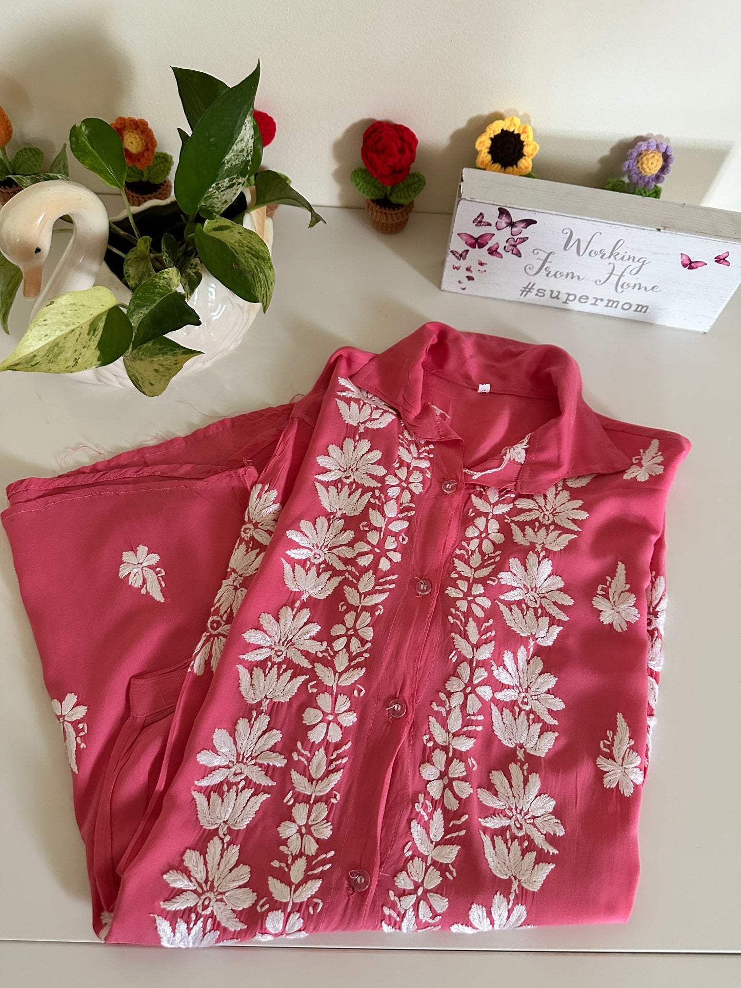Gajari Pink - Modal Madhuri Short Shirt