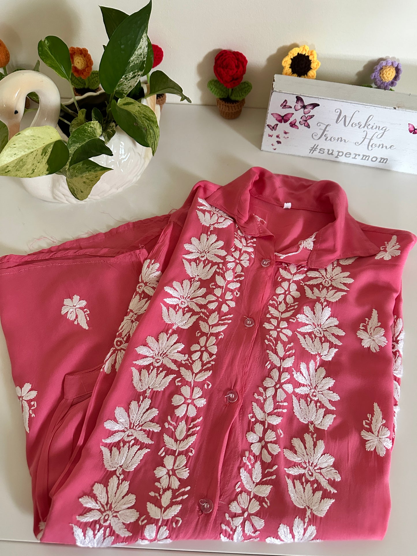 Gajari Pink - Modal Madhuri Short Shirt