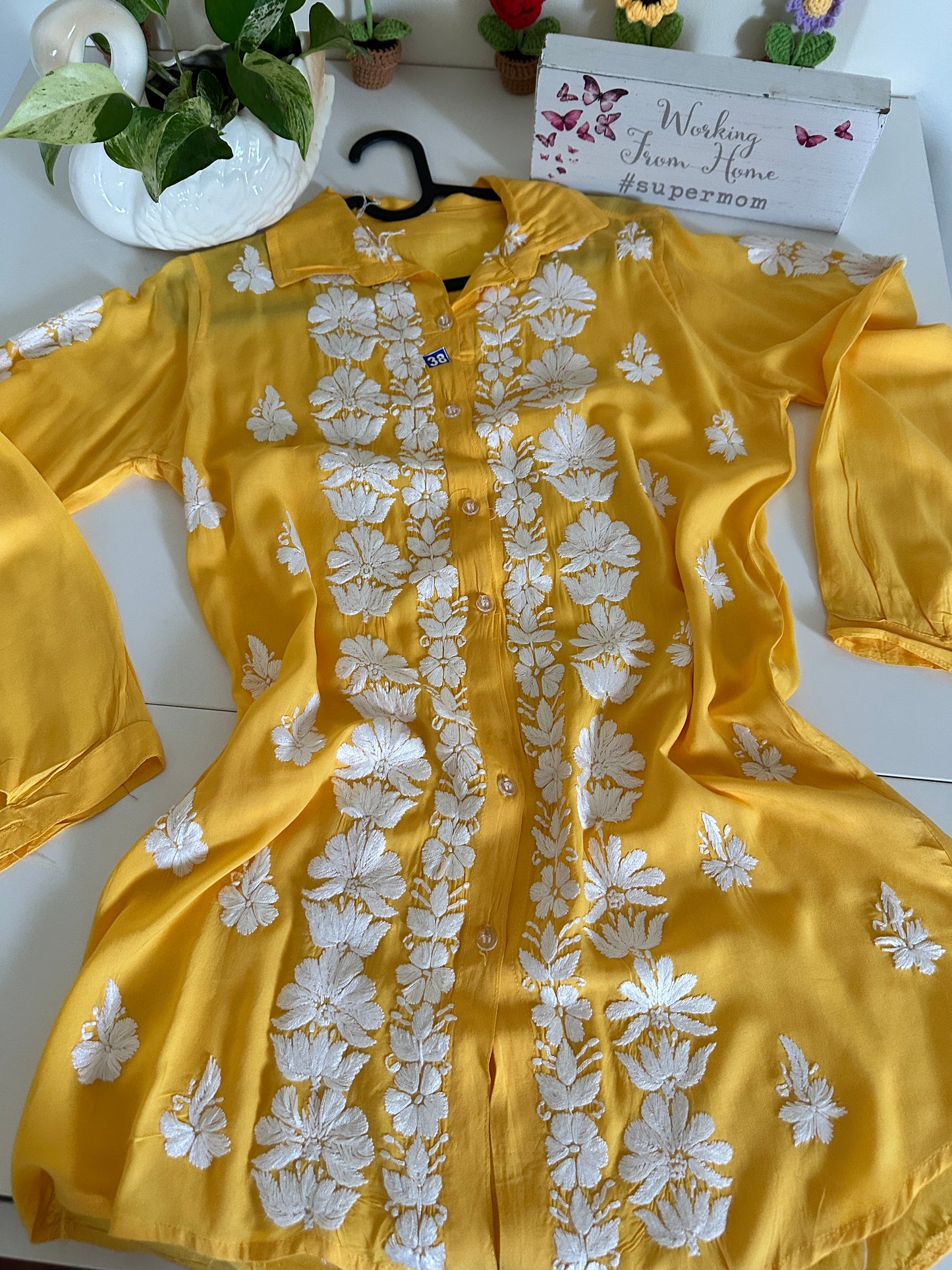 Yellow - Modal Madhuri Short Shirt