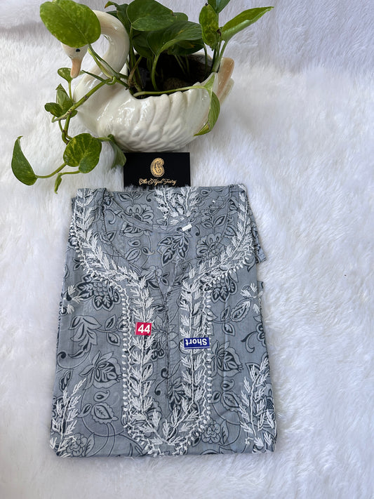 Grey - Malmal short top (design B)