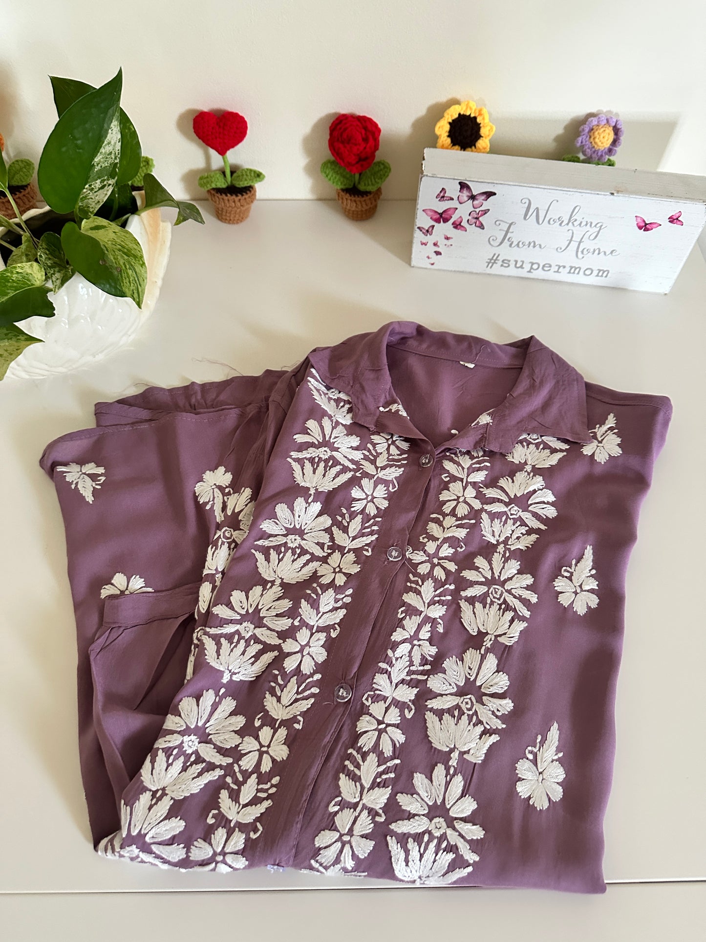 Dusty Lilac - Modal Madhuri Short Shirt