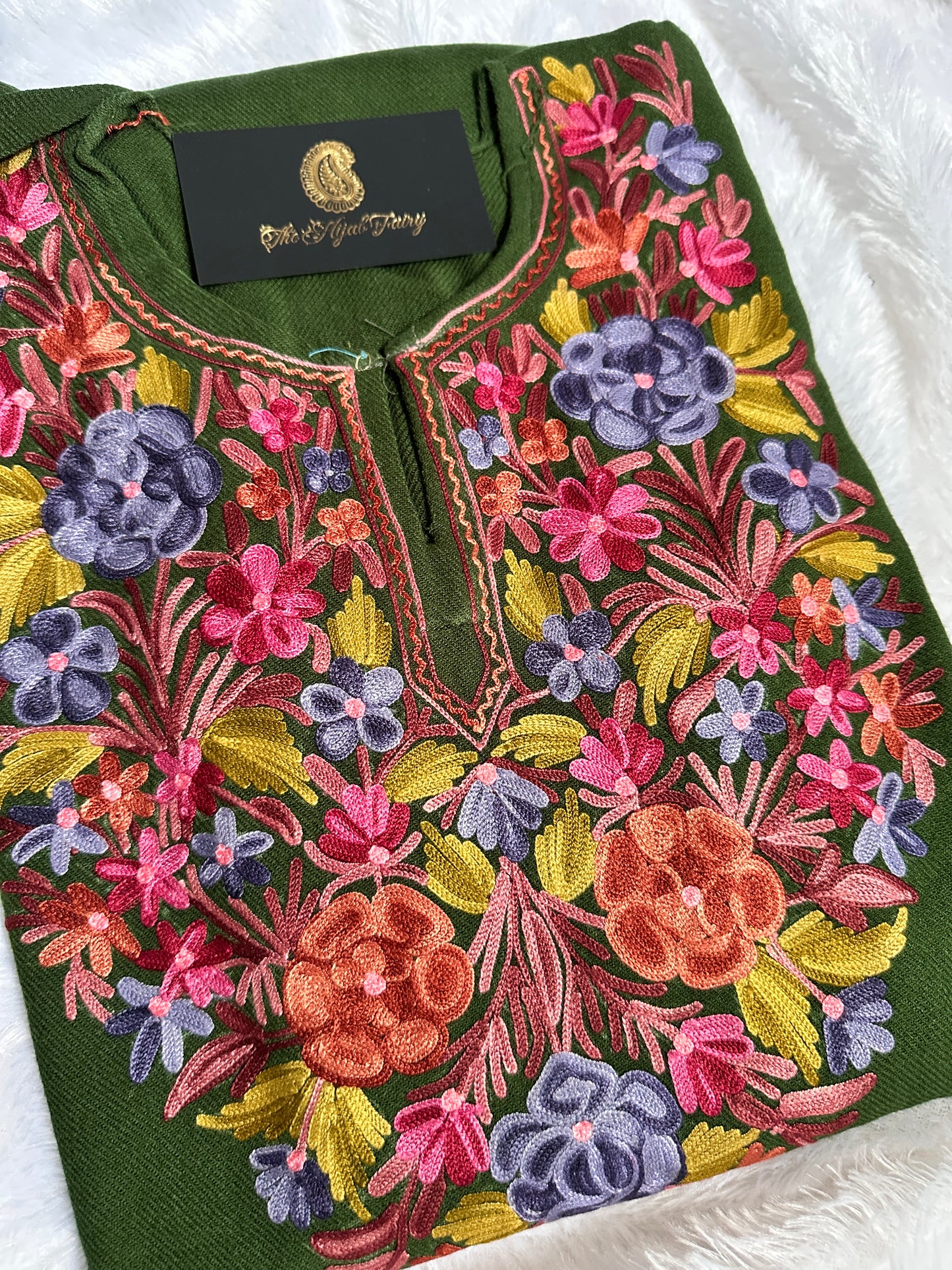 Pashmina Pheran - Green 5