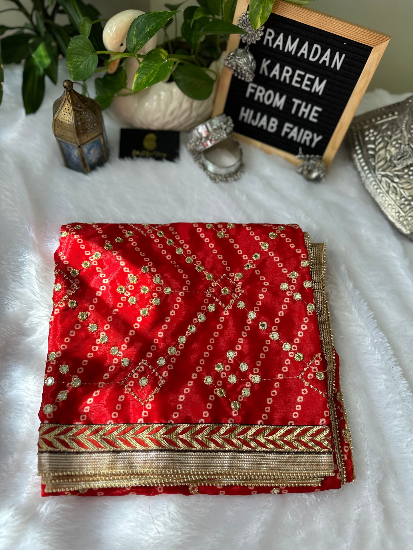 Bandhani Abhla Dupatta