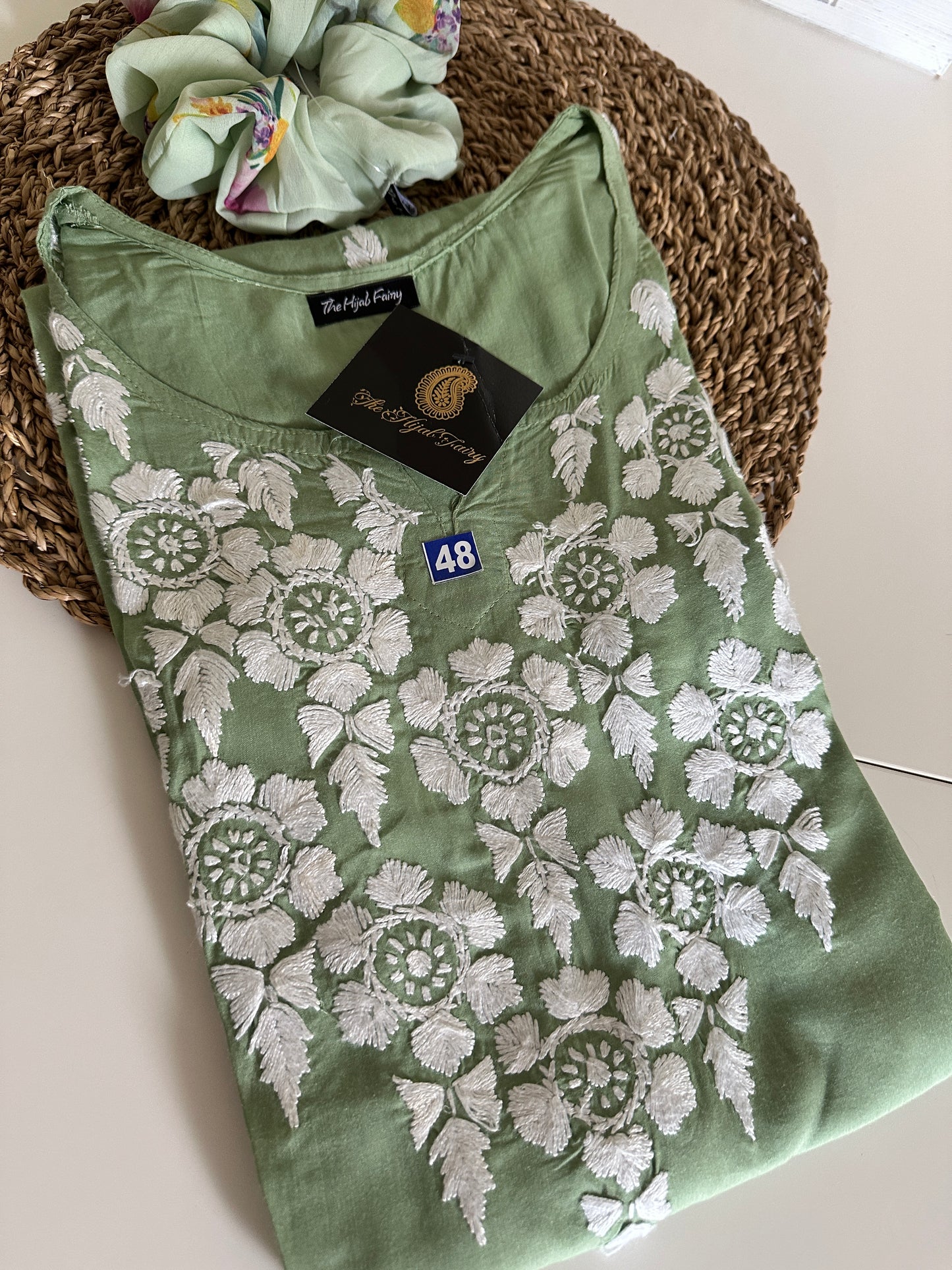 Pista Green - Modal Straight Kurta