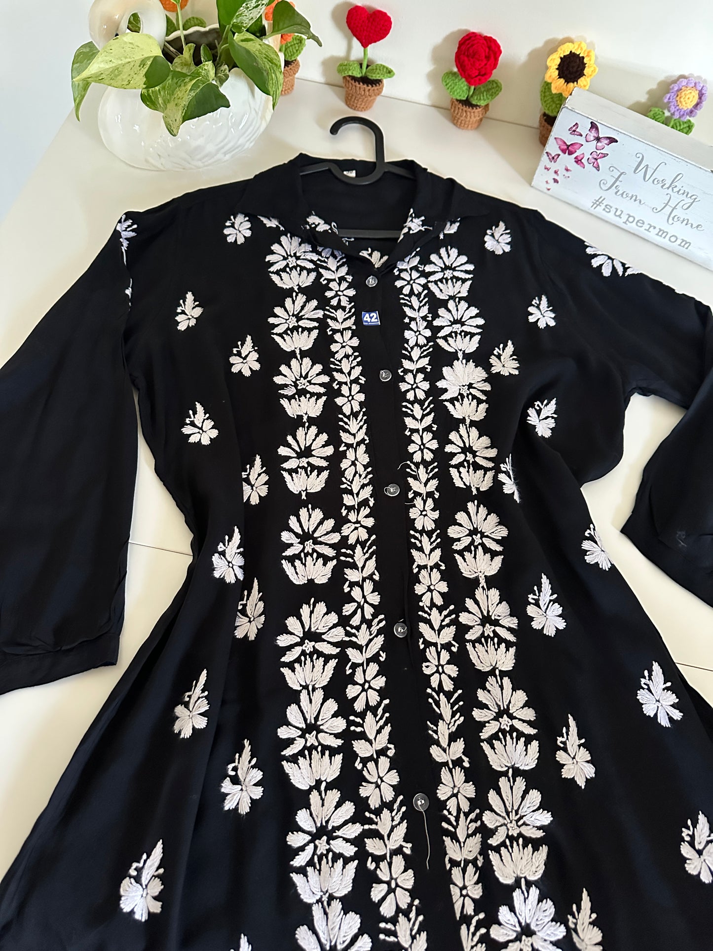 Black - Modal Madhuri Short Shirt
