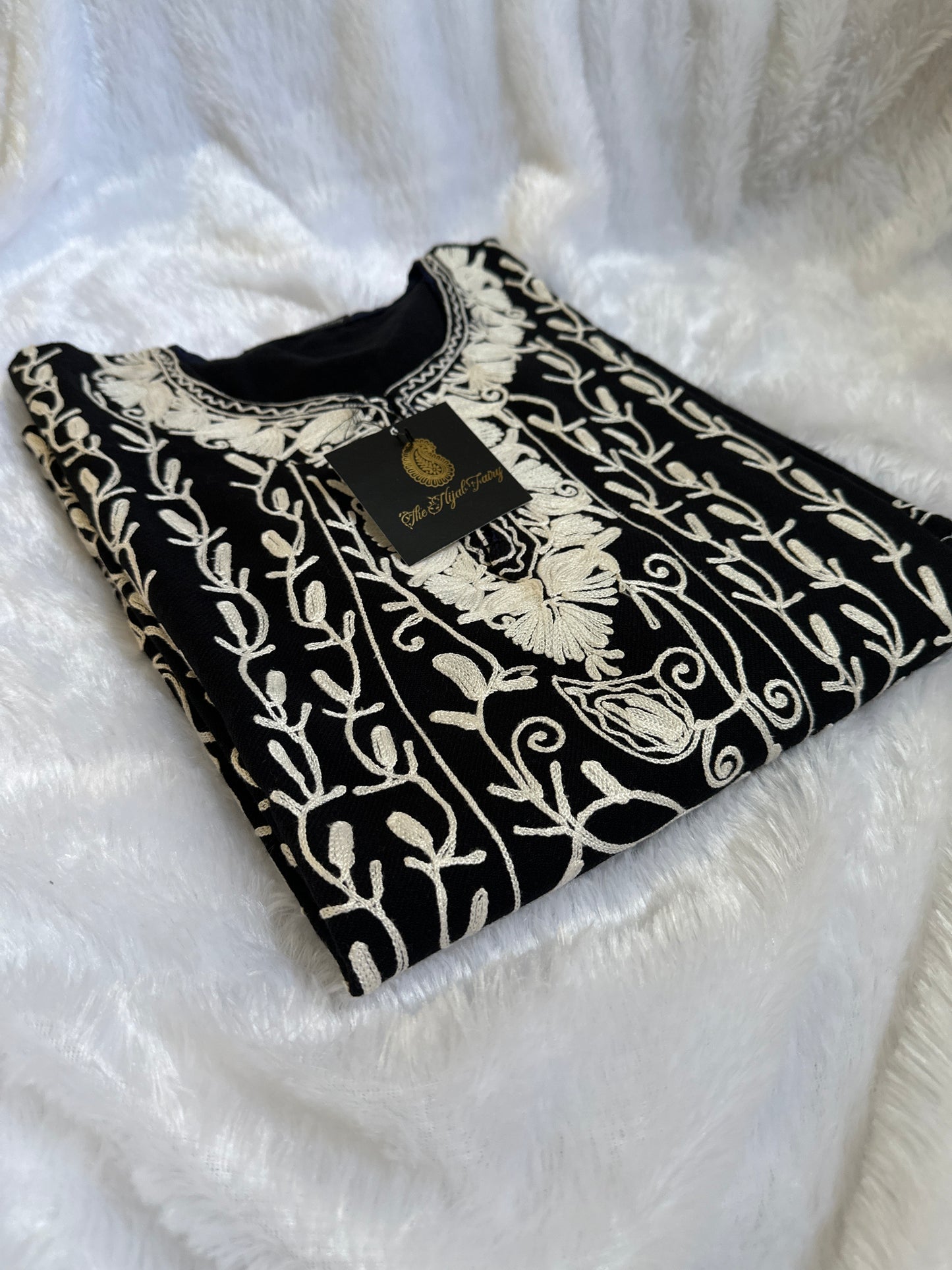 Pashmina Pheran - Black 1