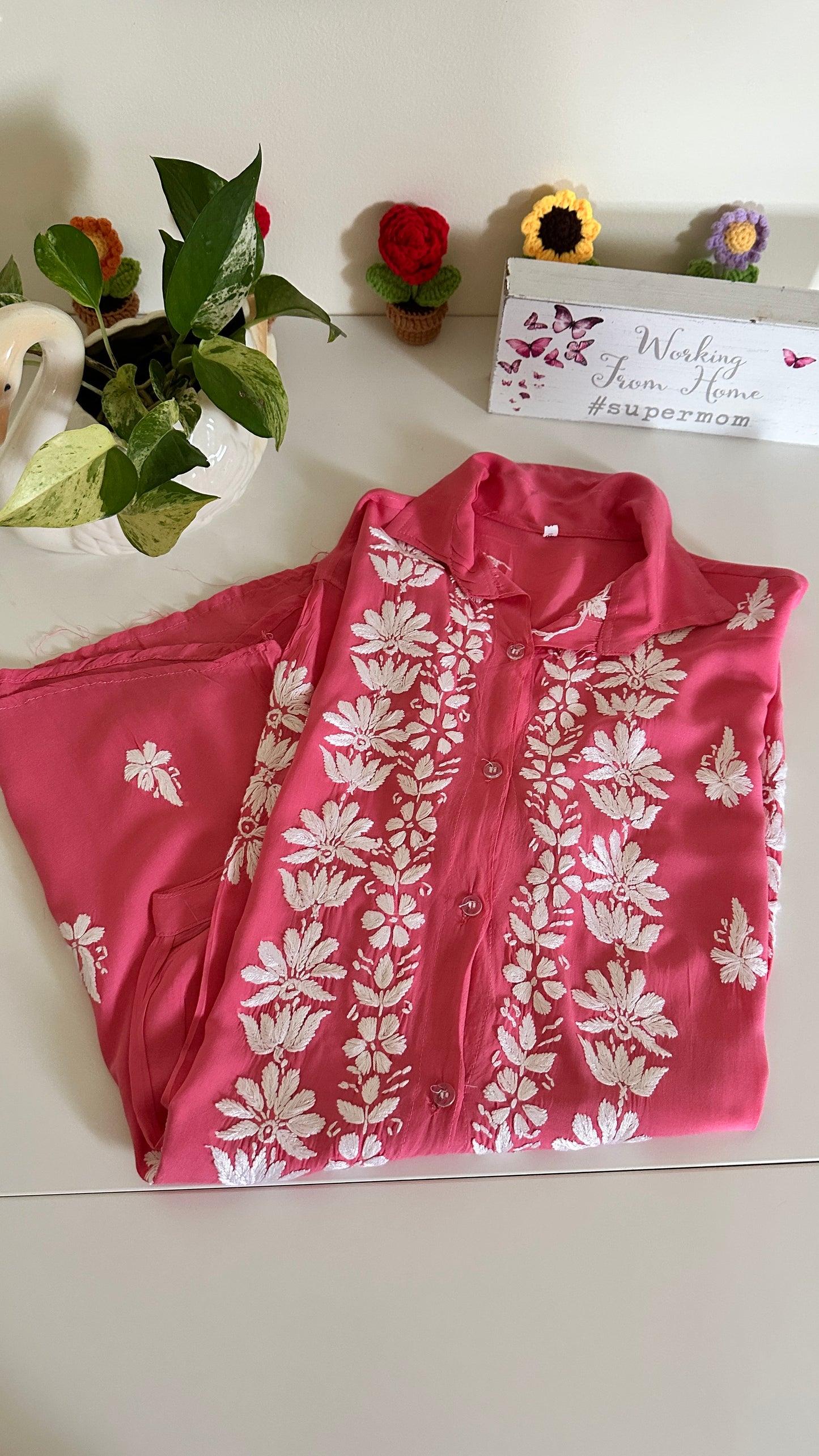 Gajari Pink - Modal Madhuri Short Shirt