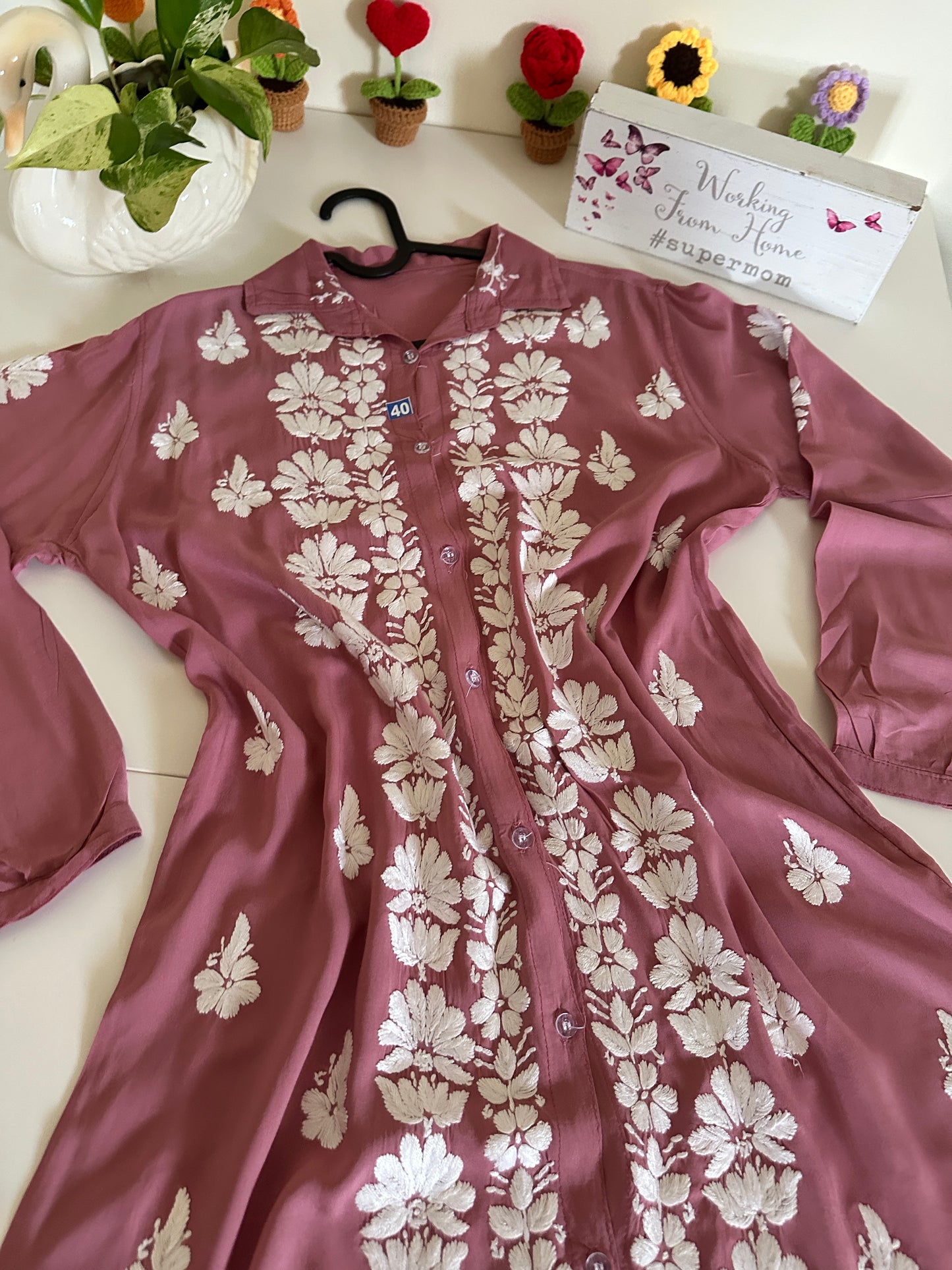 Tea Pink - Modal Madhuri Short Shirt