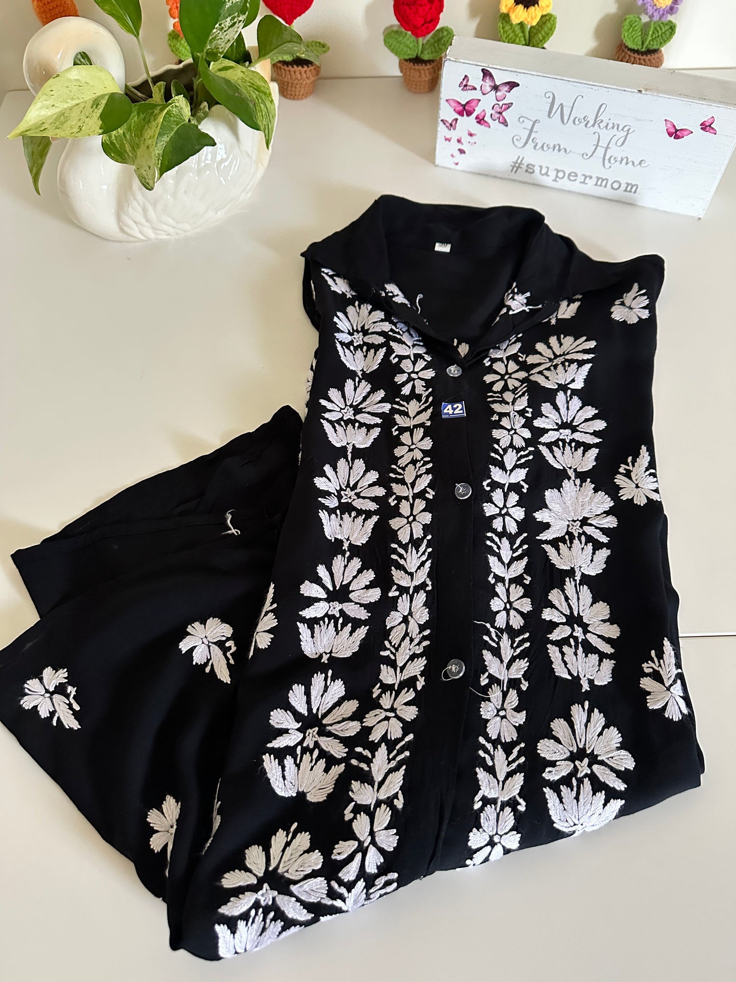 Black - Modal Madhuri Short Shirt