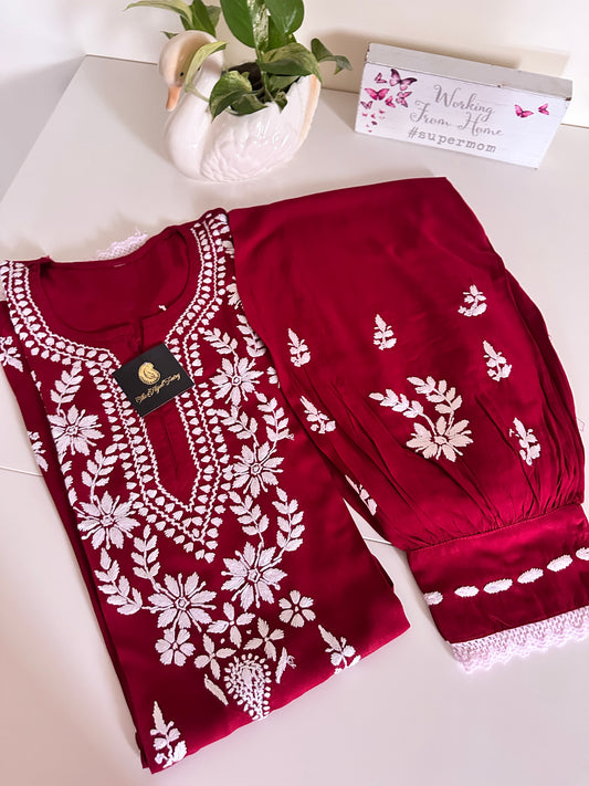 Maroon - Afghani Set