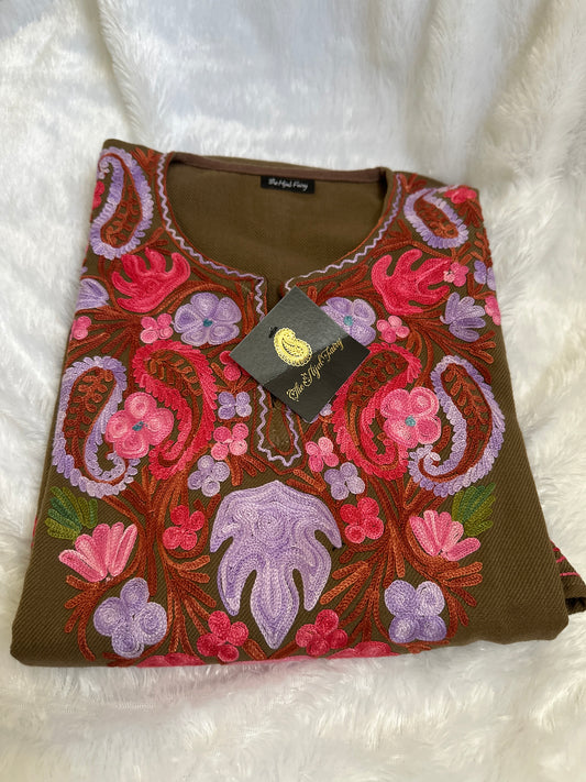 Pashmina Pheran - Brown 5