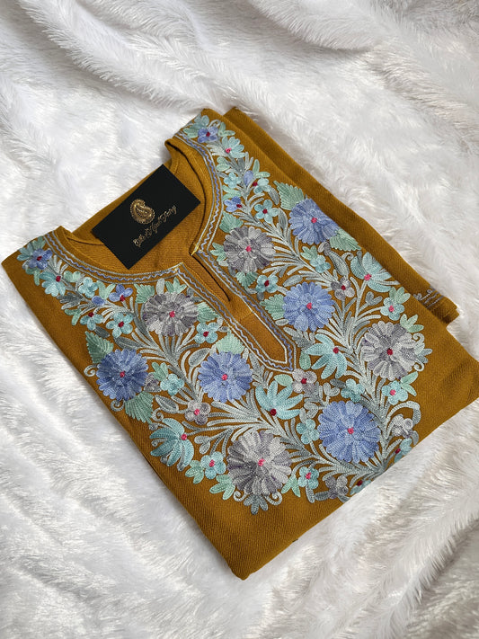 Pashmina Pheran - Mustard 5