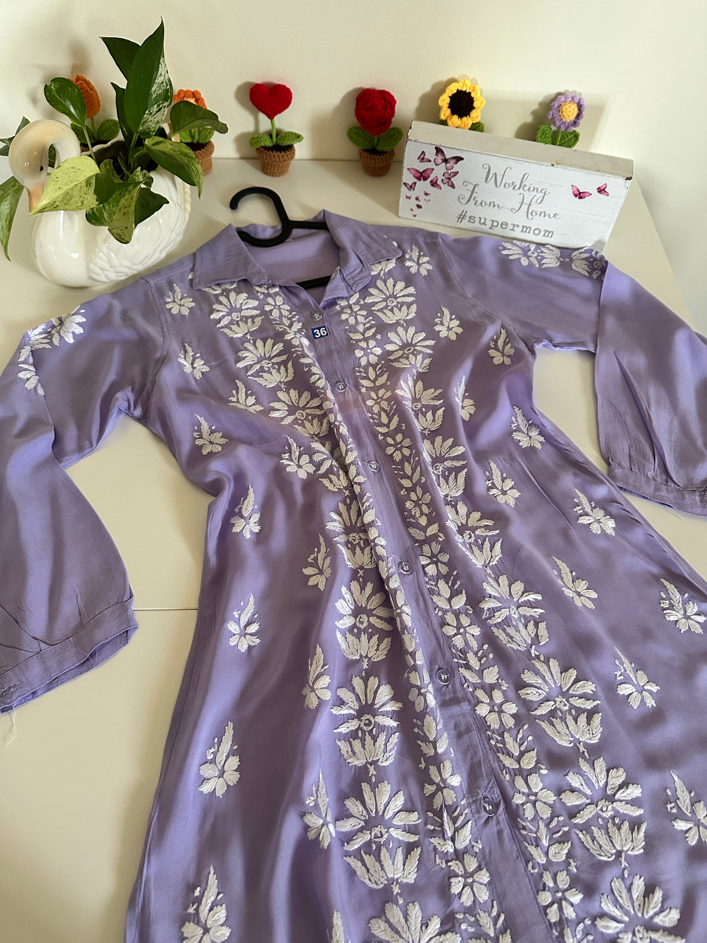 Lilac - Modal Madhuri Short Shirt