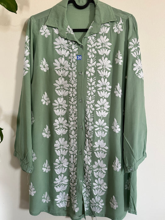 Jade Green - Modal Madhuri Short Shirt