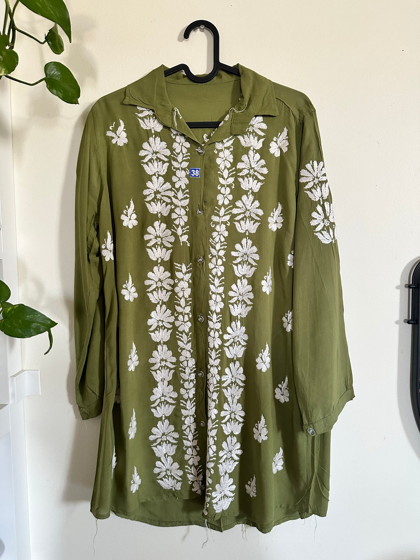Olive Green - Modal Madhuri Short Shirt