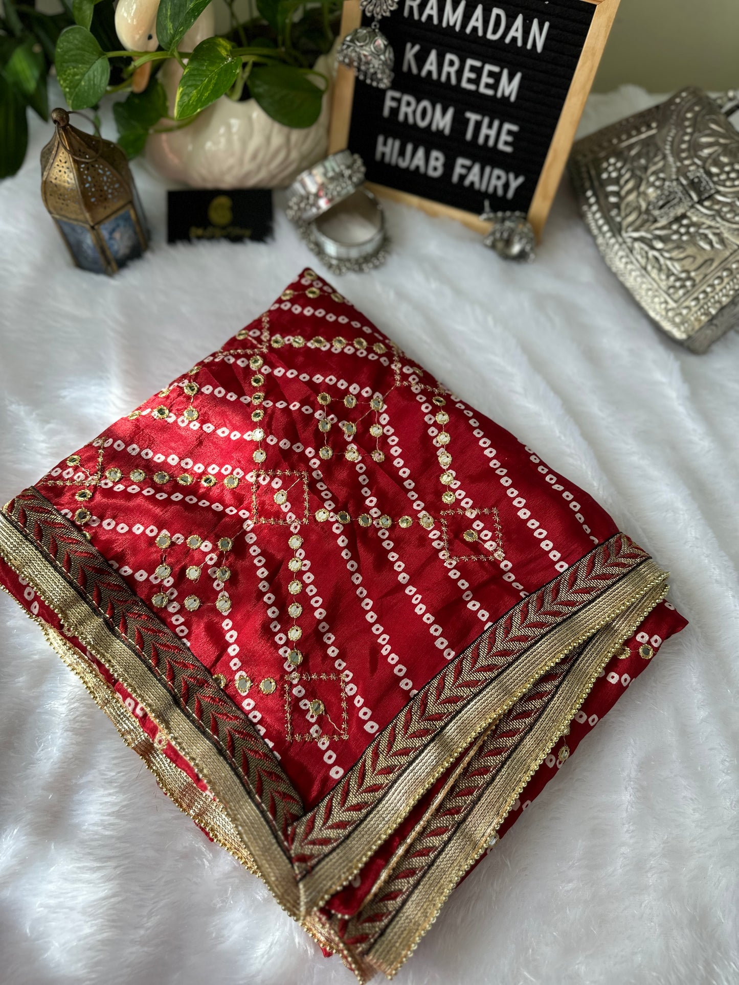 Bandhani Abhla Dupatta