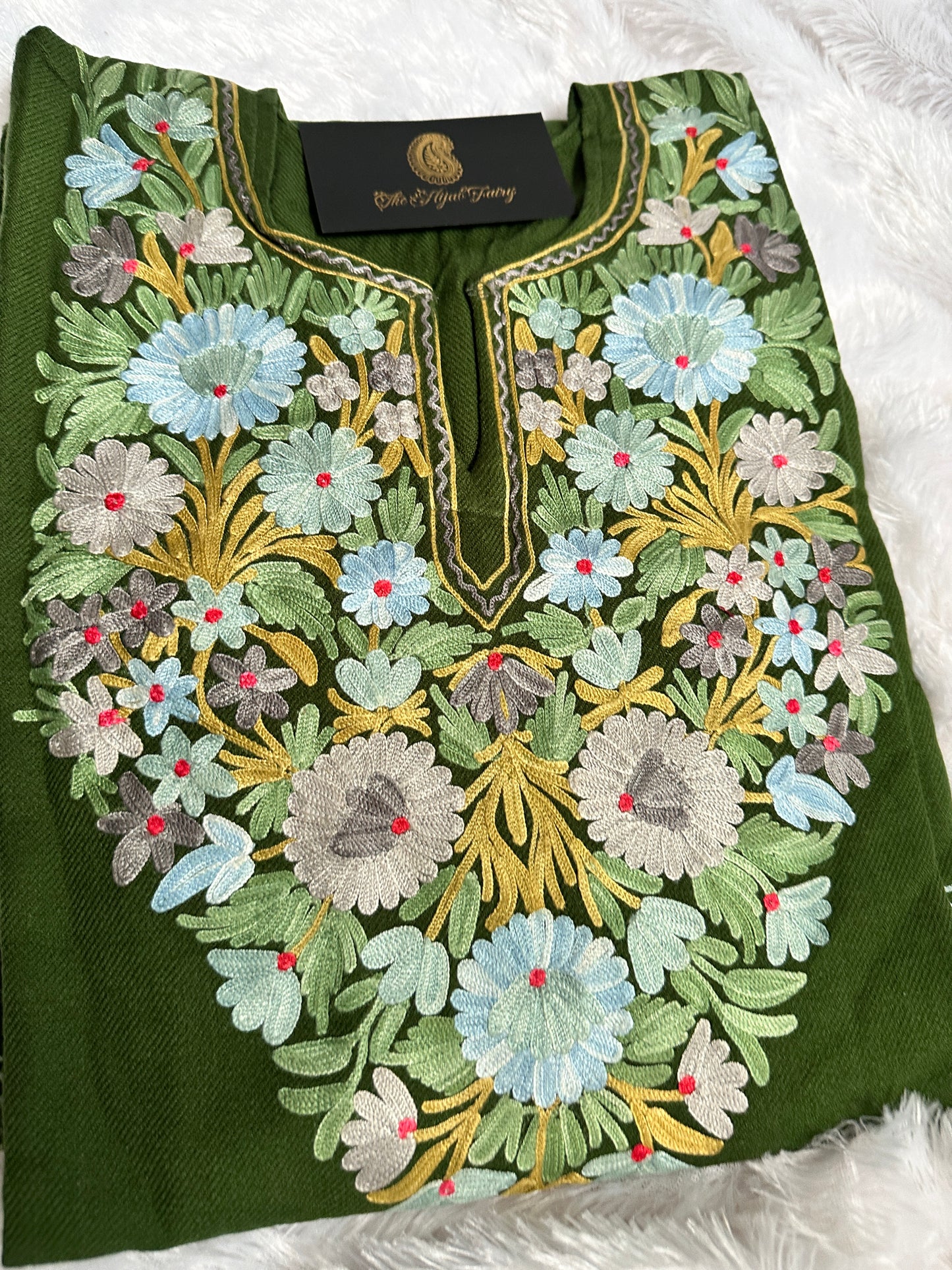 Pashmina Pheran - Green 8