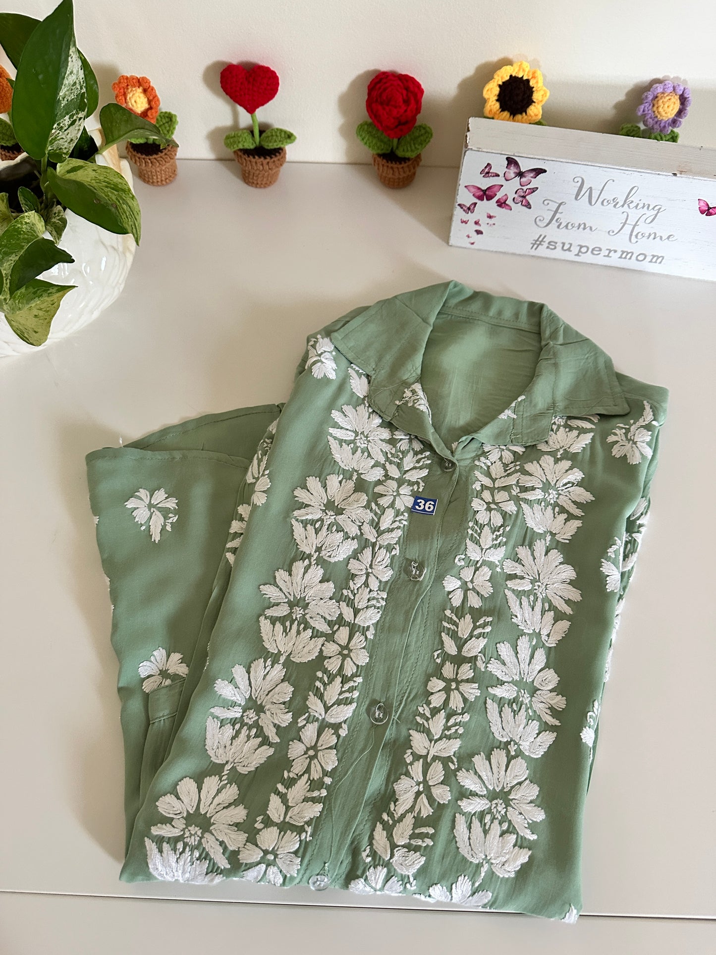 Jade Green - Modal Madhuri Short Shirt