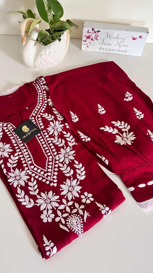 Maroon - Afghani Set