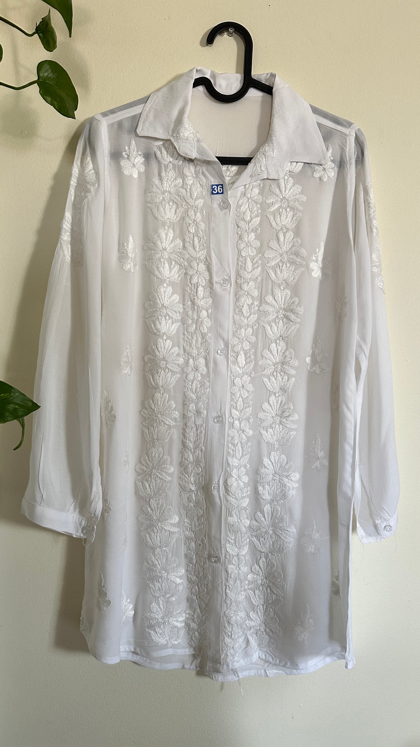 White - Modal Madhuri Short Shirt