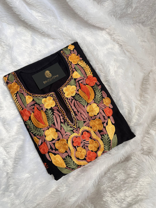 Pashmina Pheran - Black 7