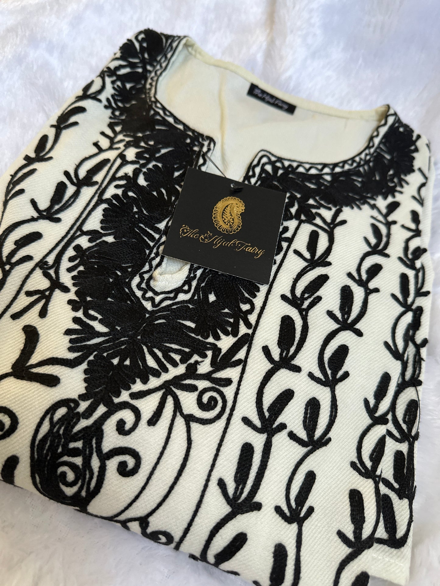 Pashmina Pheran - White 5