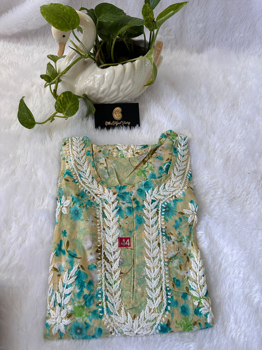 Green - Malmal short top (design E)