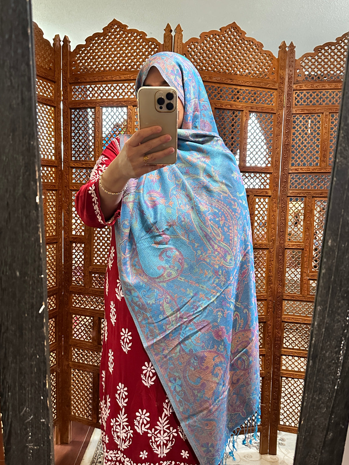 Pashmina Blend Modal Hijab – Style 1 – The Hijab Fairy (1 of 5)