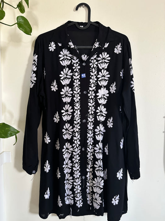 Black - Modal Madhuri Short Shirt