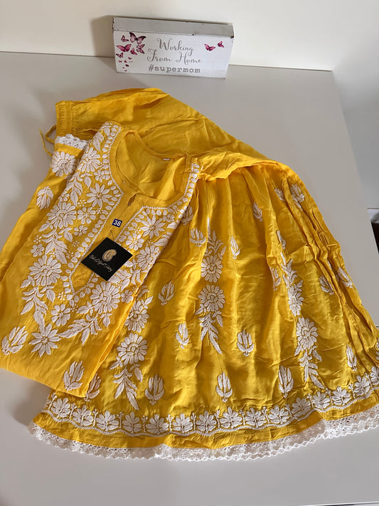 Yellow - Modal Gharara Set