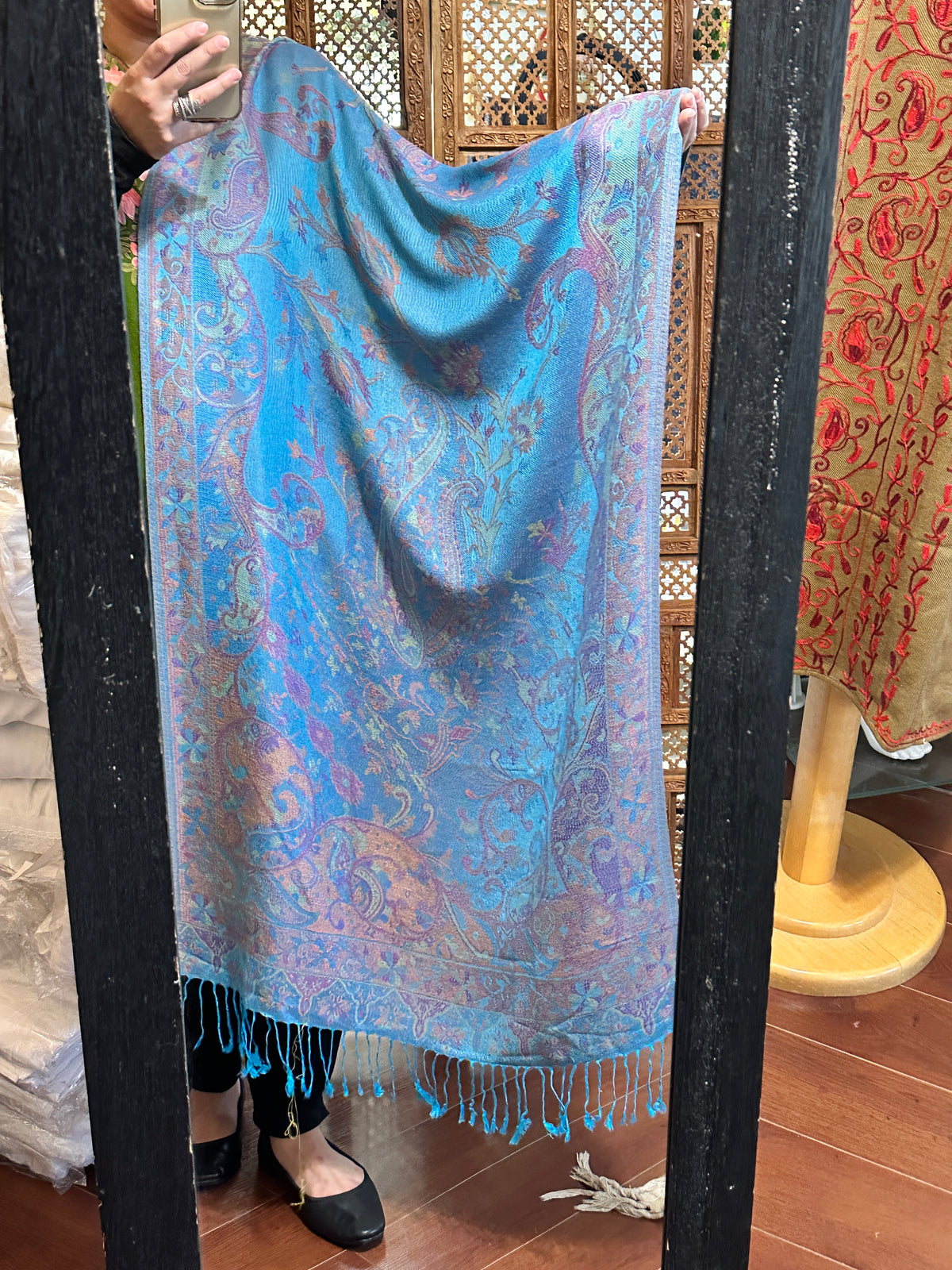 Pashmina Blend Modal Hijab – Style 1 – The Hijab Fairy (3 of 5)