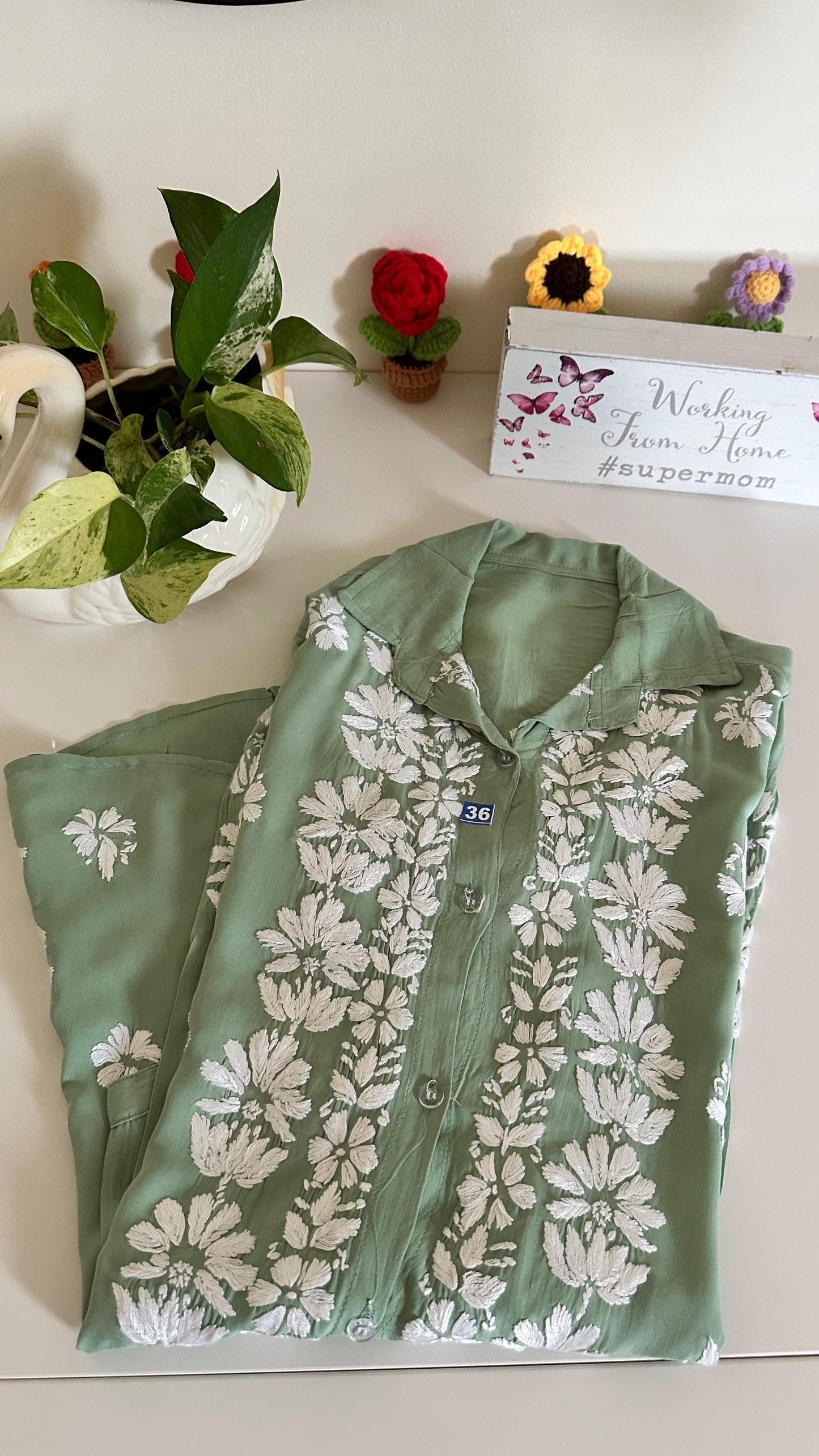 Jade Green - Modal Madhuri Short Shirt
