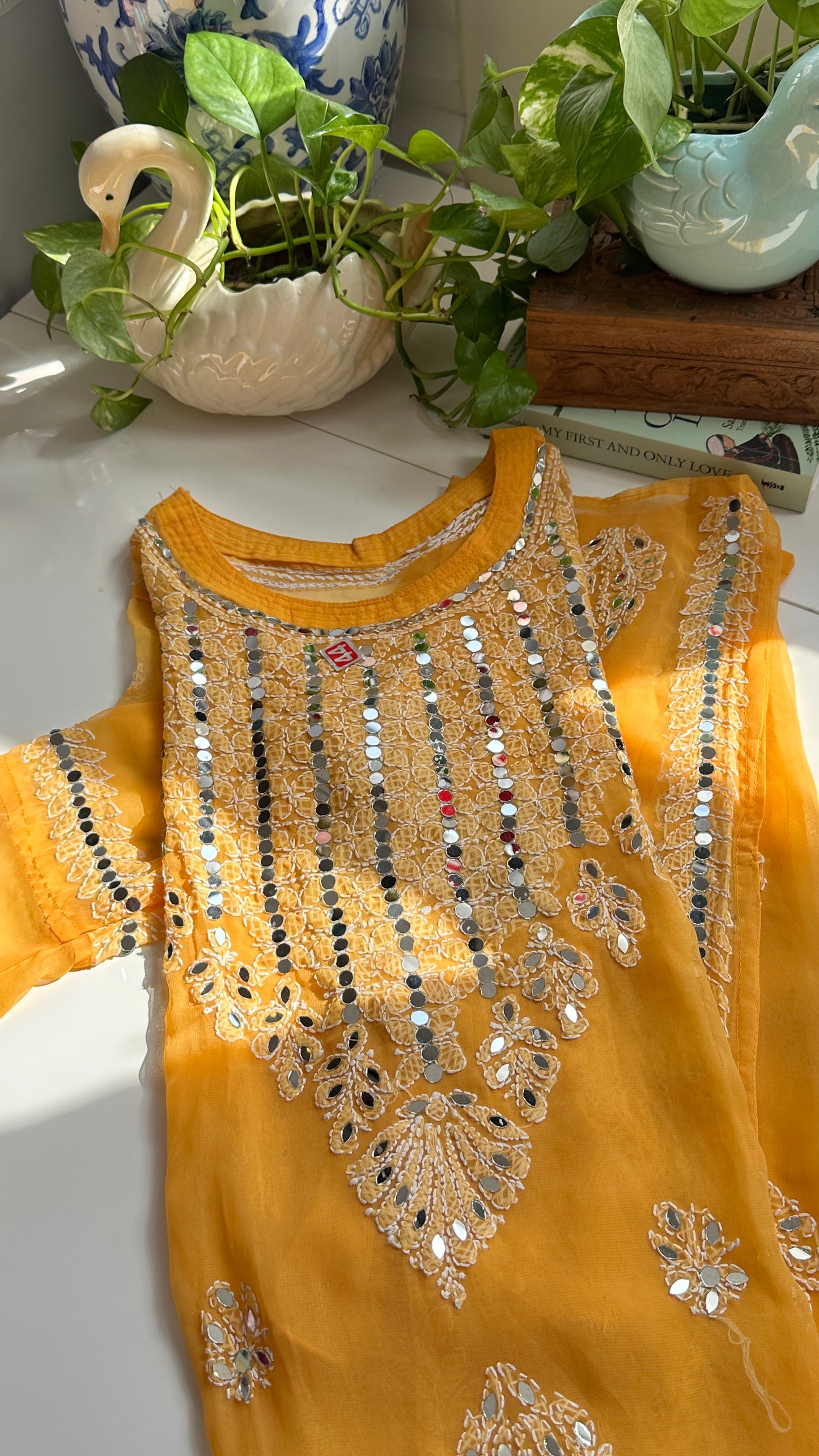 Mango - Georgette Mirror Kurta