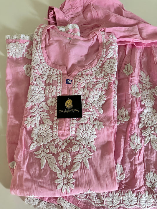 Pink - Modal Gharara Set